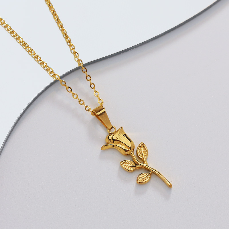 316 paslanmaz çelik moda kadın - Birth Flower Necklace incelemesi ve fiyatı