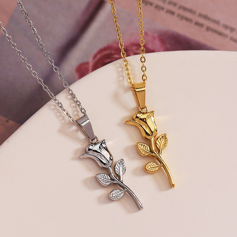 316 paslanmaz çelik moda kadın - Birth Flower Necklace incelemesi ve fiyatı