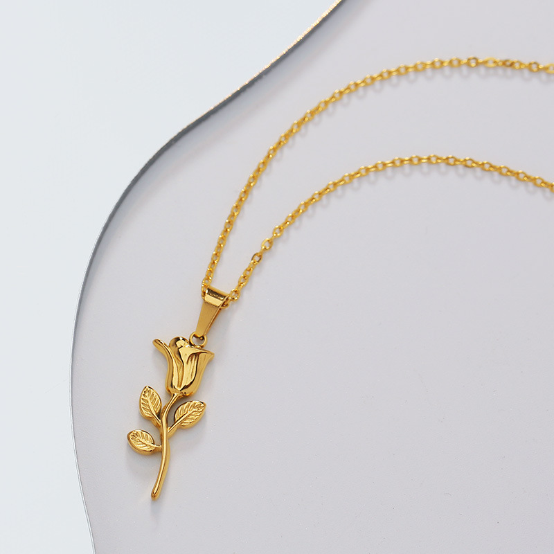 316 paslanmaz çelik moda kadın - Birth Flower Necklace incelemesi ve fiyatı