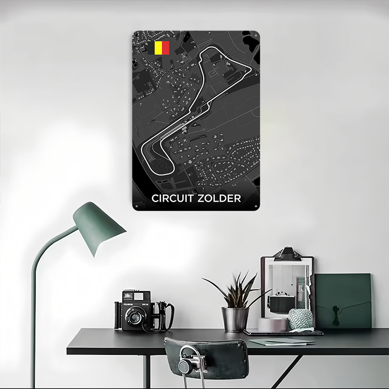 Devre Zolder Parkuru Haritası  - Custom Map Poster incelemesi ve fiyatı